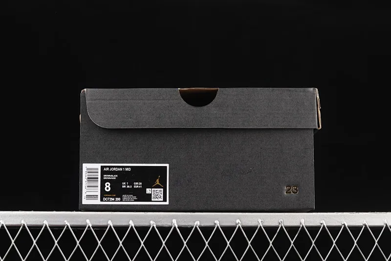 All categories Air Jordan Jordan series basketball shoes Air Jordan 1 Mid Air Jordan 1 Mid AJ1 Joe 1 chocolate brown mid-top cultural basketball shoes DC7294-200
